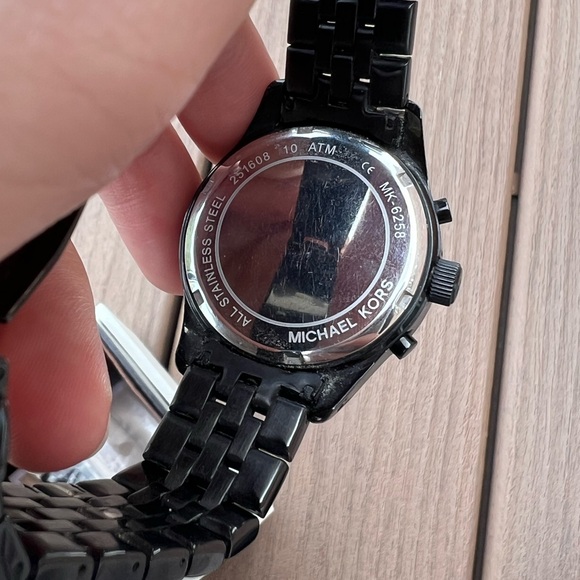 Black with Gold Michael Kors Watch - Picture 6 of 15